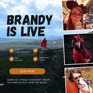 Brandy's LIVE! Jump in for some humor only blantonbrandy can provide!